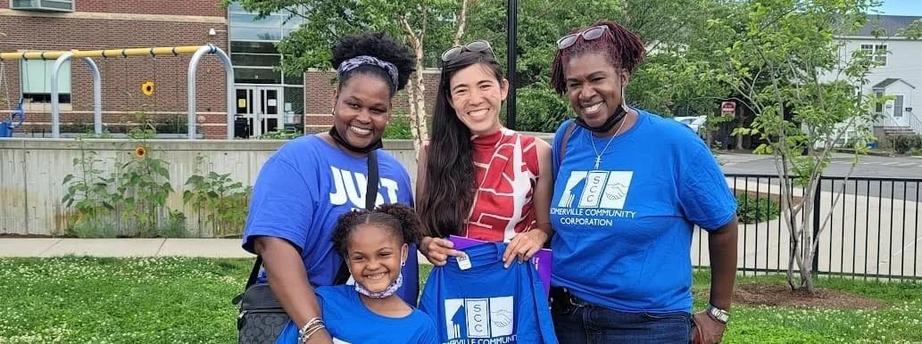 Erika with Somerville Community Corporation members